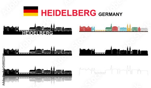 Heidelberg, großes Set