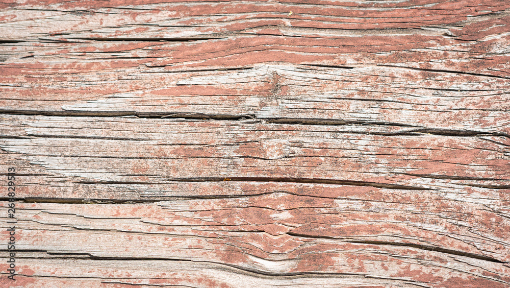 Weathered board on a picnic table Weathered board on a picnic table