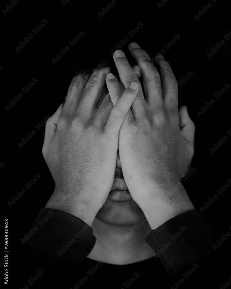 Fototapeta premium Hide feelings
