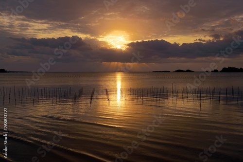 沖縄の夕陽　サンセット