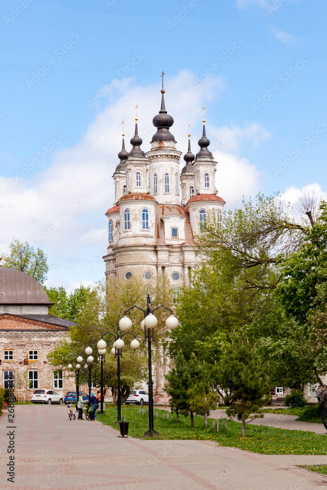 Kaluga, Russia - May 11, 2019: Church of Cosmas and Damian