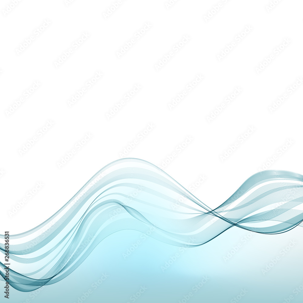 Blue modern abstract lines swoosh certificate speed smooth wave border background. Vector illustration Blue modern abstract lines swoosh certificate speed smooth wave border background. Vector illustration
