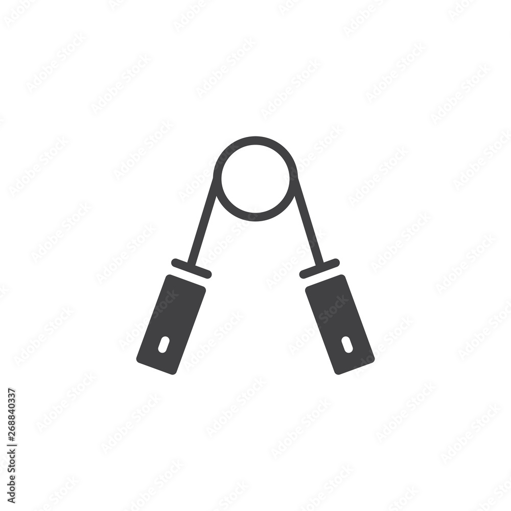 Hand grip trainer vector icon. filled flat sign for mobile concept and web design. Hand gripper expander glyph icon. Symbol, logo illustration. Pixel perfect vector graphics Hand grip trainer vector icon. filled flat sign for mobile concept and web design. Hand gripper expander glyph icon. Symbol, logo illustration. Pixel perfect vector graphics
