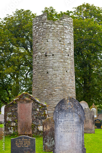 Round Tower. St. Patrick's Church. Armoy Village. Causeway Coastal Route. Antrim County, Northern Ireland, Europe photo