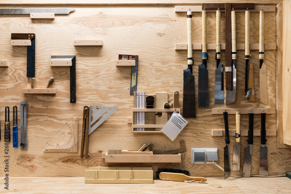 © Milles Studio/Stocksy - Set of professional tools for carpentry © Milles Studio/Stocksy - Set of professional tools for carpentry
