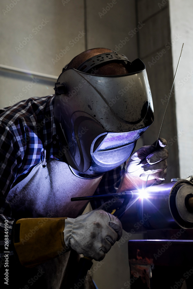 Welder at work Welder at work