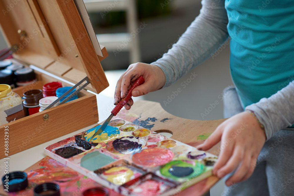 messy colour palette young artist messy colour palette young artist