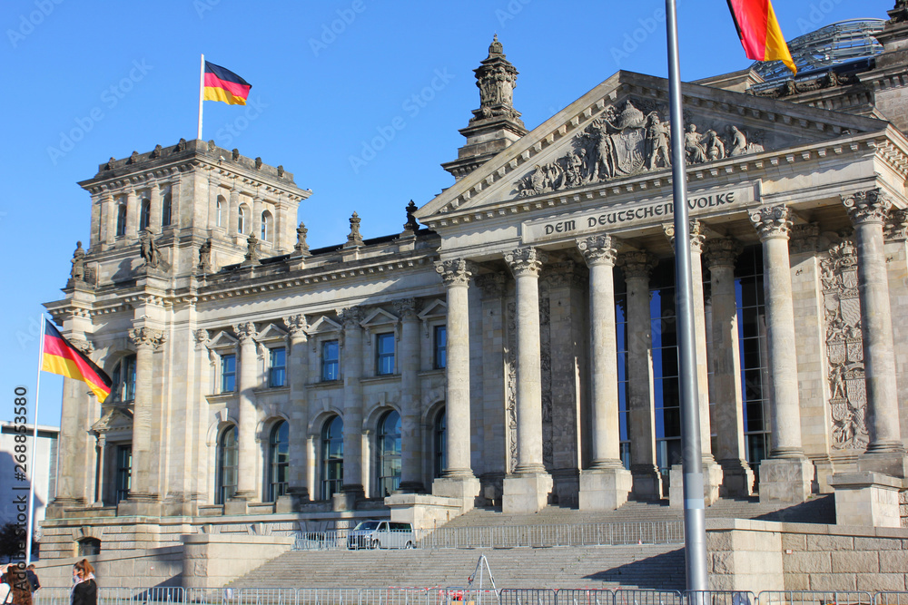 Obraz premium Berlin, Germany. Берлин, Германия. Улицы города, здания