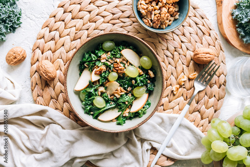 Delicious autumn spelt salad