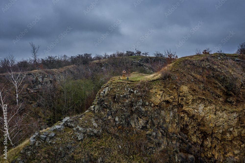 Fototapeta premium Voderady Beechwood is a National Nature Reserve. There are natural beech forests on relatively acidic soil in the reserve, a type of forest habitat that needs protection.