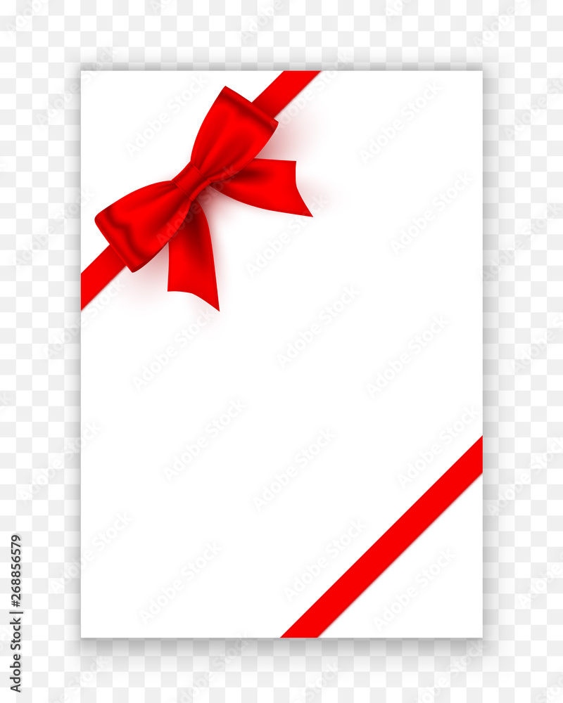 Bow red tape on the Transparent background. Bow red tape on the Transparent background.