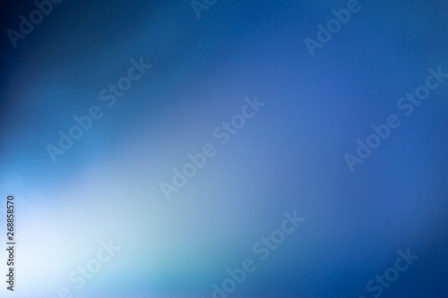 blur blue color screen background , abstract smoke texture .
