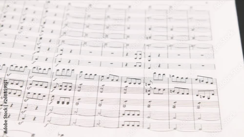 music paper macro shot / symphony / classical music music paper macro shot / symphony / classical music