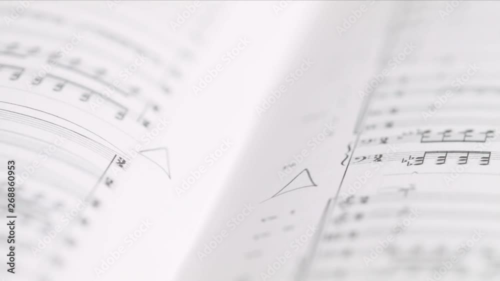 music paper macro shot / symphony / classical music music paper macro shot / symphony / classical music