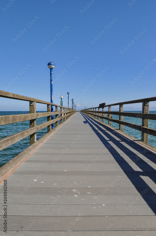 Fototapeta premium Seebrücke Zingst, Ostseeheilbad
