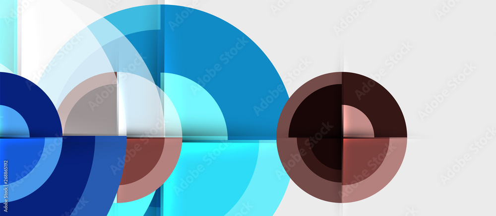 Geometric design abstract background - circles Geometric design abstract background - circles