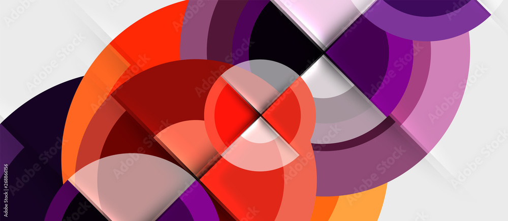 Circular geometrical design template Circular geometrical design template