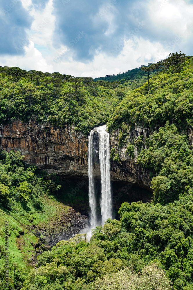 Caracol waterfall at Canela city, Rio Grande do Sul, Brazil Caracol waterfall at Canela city, Rio Grande do Sul, Brazil