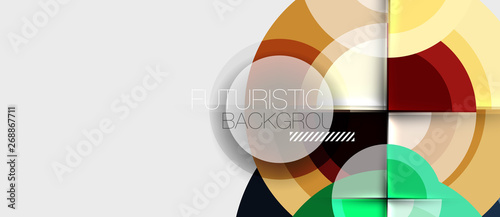 Circular geometrical design template