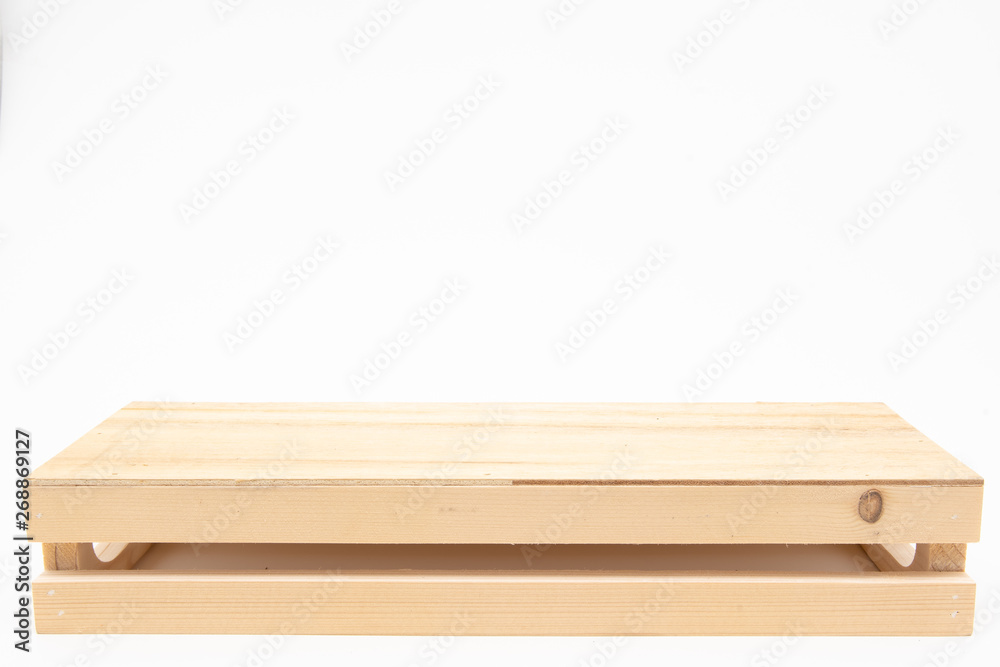 Wooden box isolated on white background. Wooden box isolated on white background.