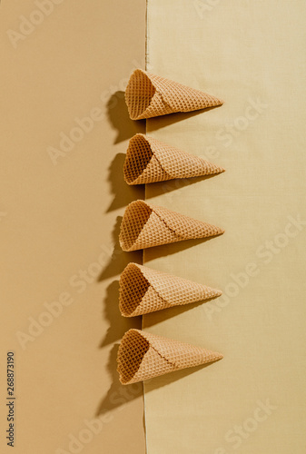 Ice cream cones photo