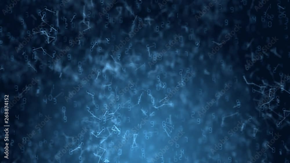 digital dynamic background digital code numbers background