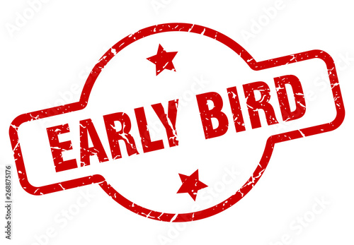 early bird stamp