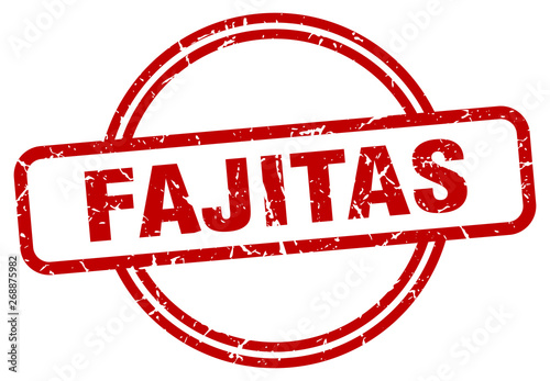 fajitas grunge stamp