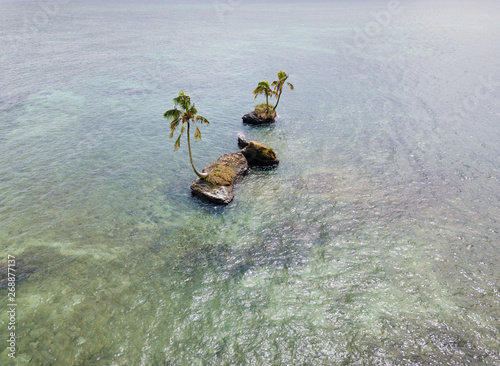 Caribbean tropical secluded islands in Panama