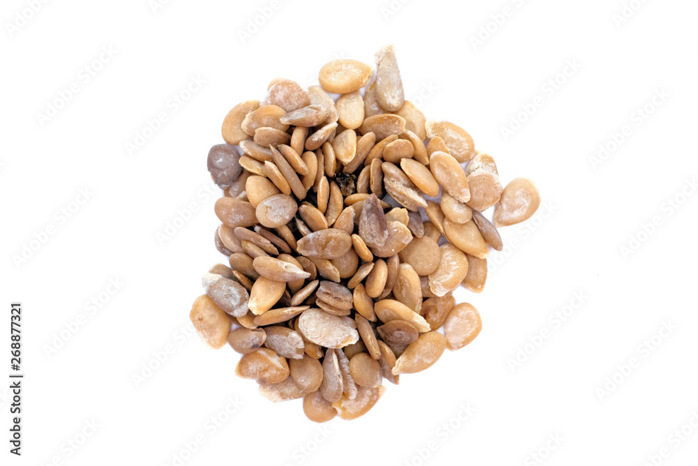 Tomato seeds isolated on a white background. Tomato seeds isolated on a white background.