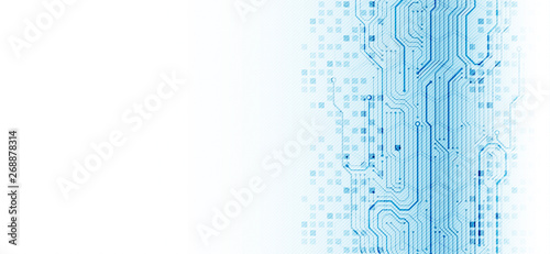 Abstract technology circuit board. Communication concept.
