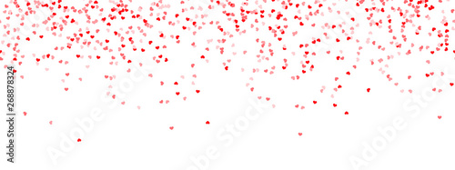seamless confetti hearts background
