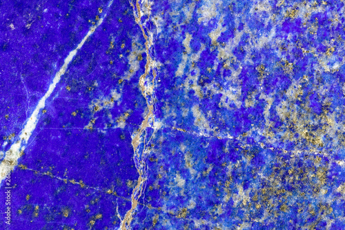 Lapis lazuli closeup photo