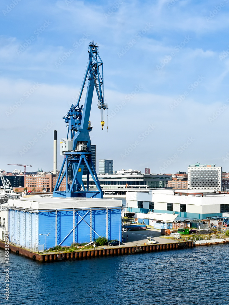 Port of Aarhus in Denmark 