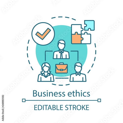 Wallpaper Mural Business ethics concept icon Torontodigital.ca