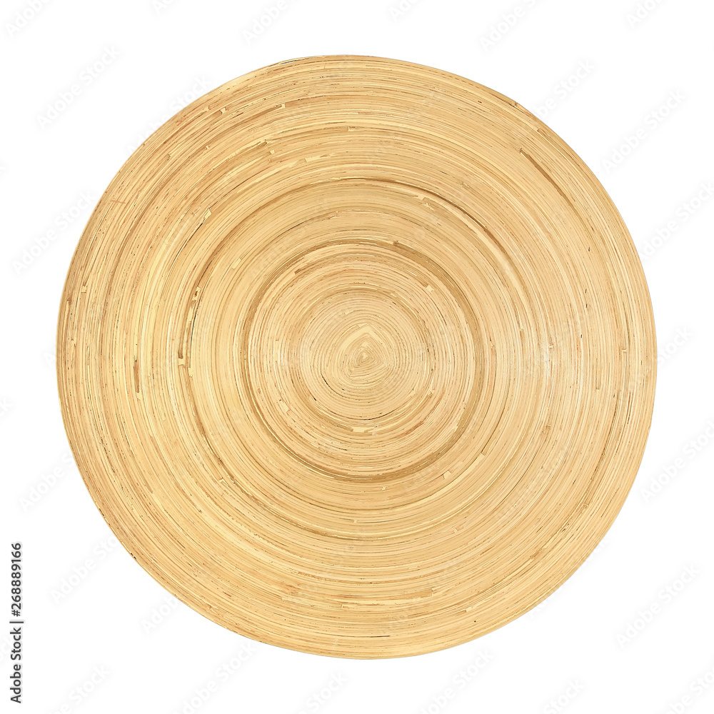 Ceramic plate on isolated white background from above. Interior decoration Ceramic plate on isolated white background from above. Interior decoration