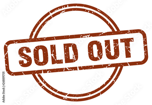 sold out stamp