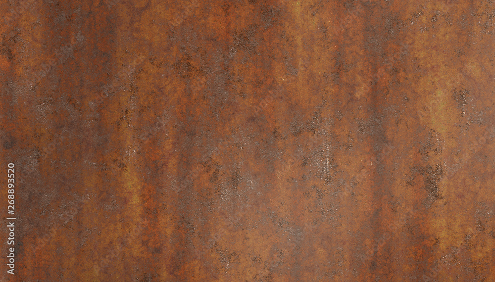 rusty metal plate