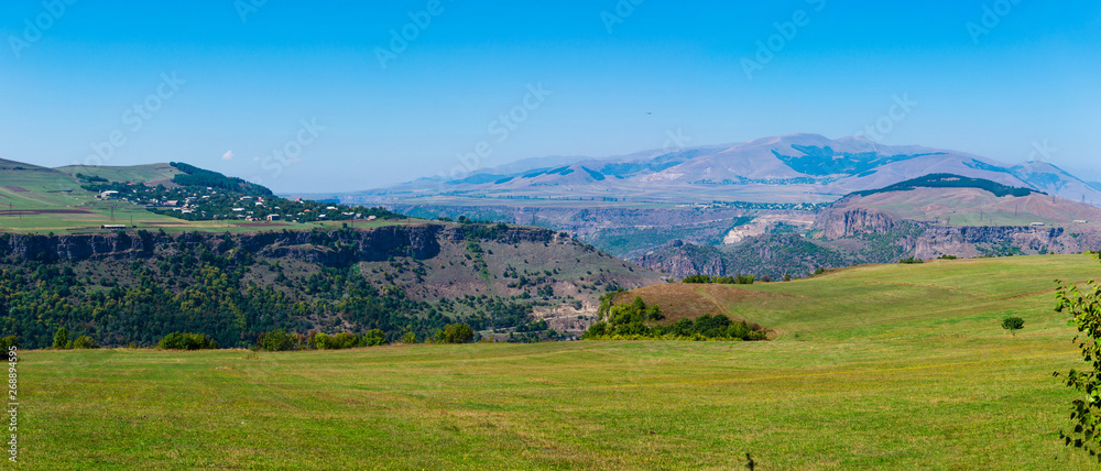 Beautiful panoramic view, Lori gorge, Armenia