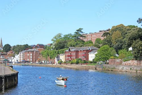 Obraz na płótnie Lock on Exeter Canal , Devon
