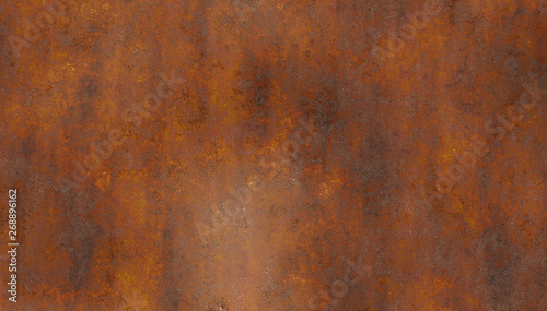 rusty metal panel plate