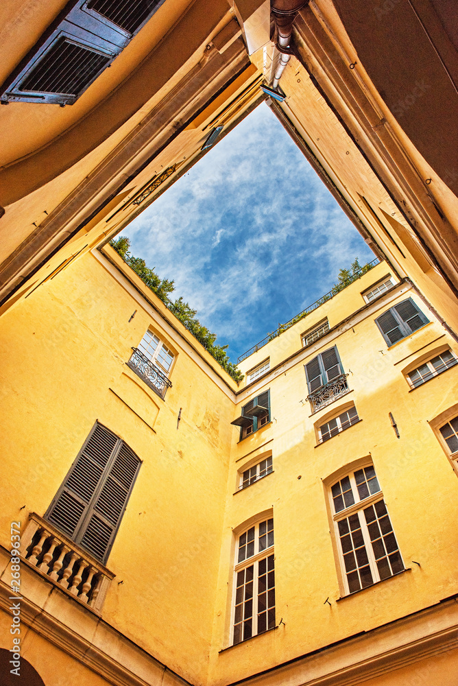 House in the downtown of Genoa, Italy