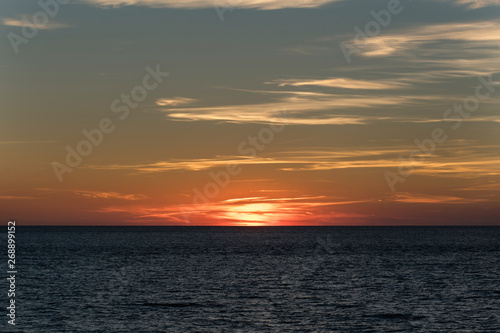 Sunset behind adriatic sea, Slovenia © Jiri Dolezal