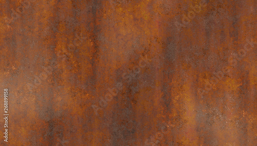 surface of rusty metal