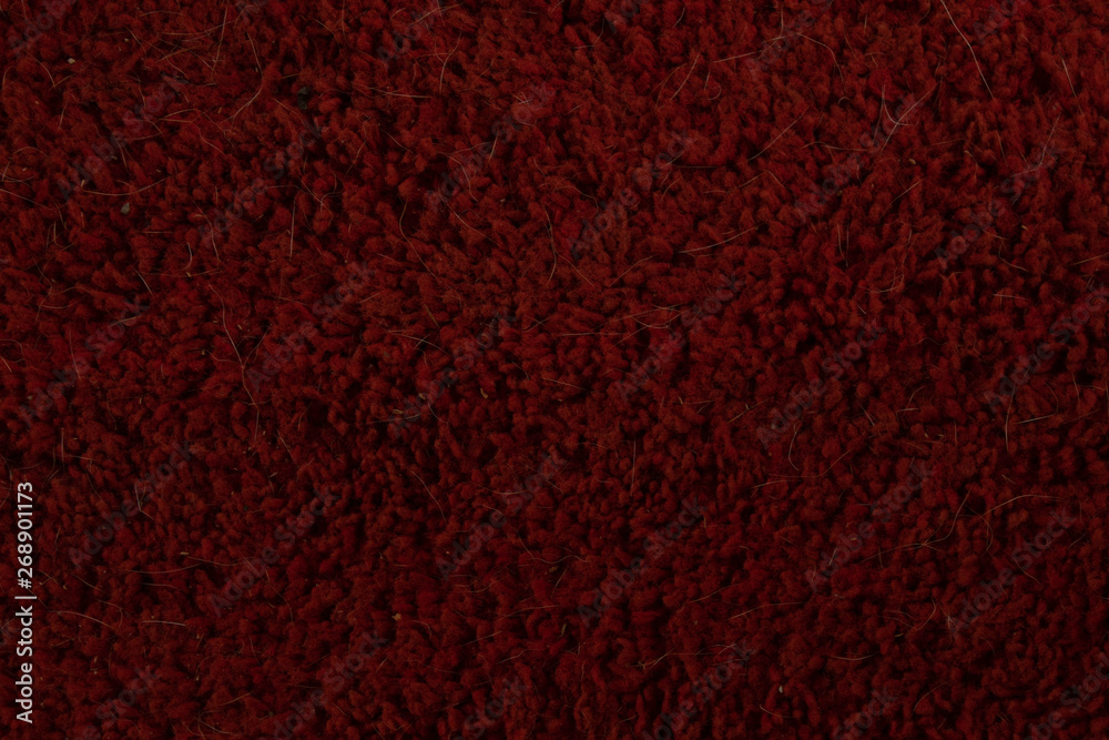 Fototapeta premium texture red fur carpet