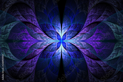 Beautiful fractal shapes illustration,