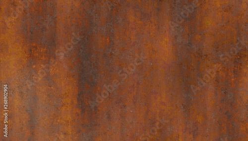 surface of rusty metal plate 