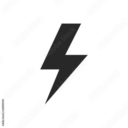Lightning vector icon