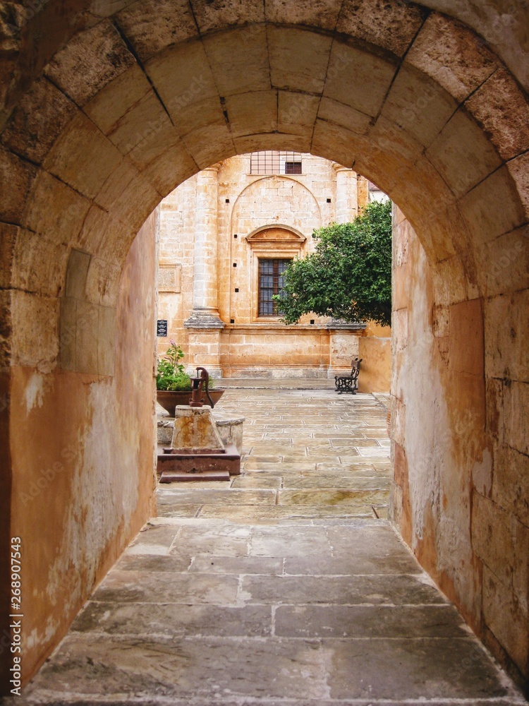 Agia Triada Tzagaroli Monastery in in Chania region on Crete Island, Greece, Europe