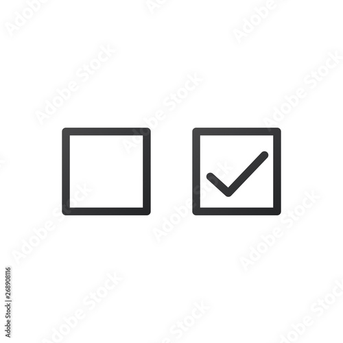 Illustration of check mark ...